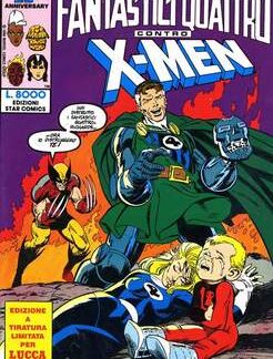 FANTASTICI QUATTRO CONTRO X-MEN Edizione Speciale Lucca '92